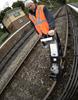 Sperry - ‘Walking Stick’ the inspection tool which the operator pushes along the railway track