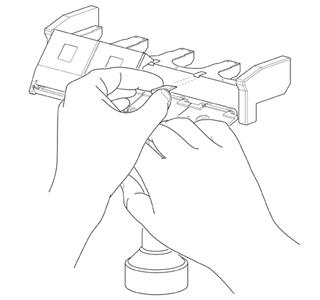 Inserting mounting plate to SCR600