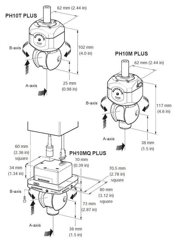 PH10 PLUS range dimensions