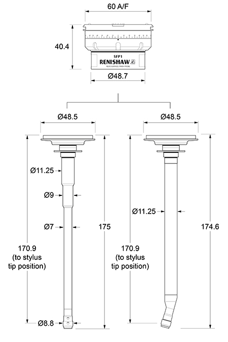 SFP1 dimensions