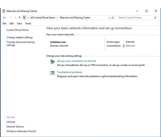 Technical drawing:  Technical drawing:  Setting the IP address of the PC 2