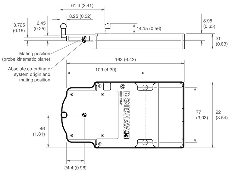 RCP TC-2 - dimensions