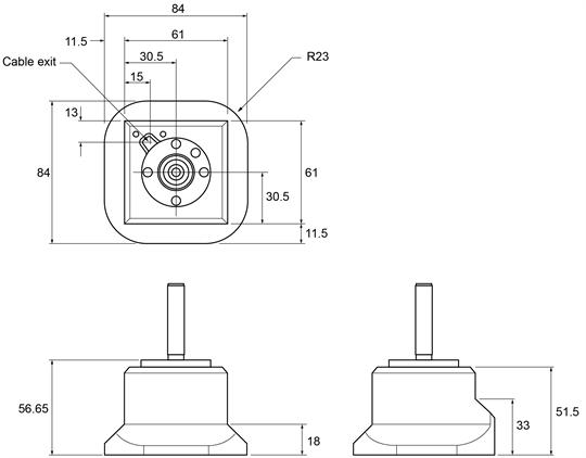 PH20 shank mounting dimensions