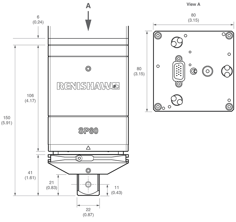 SP80 with SH80 dimensions