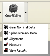 Technical drawing:  Technical drawing:  Gear spline - 1