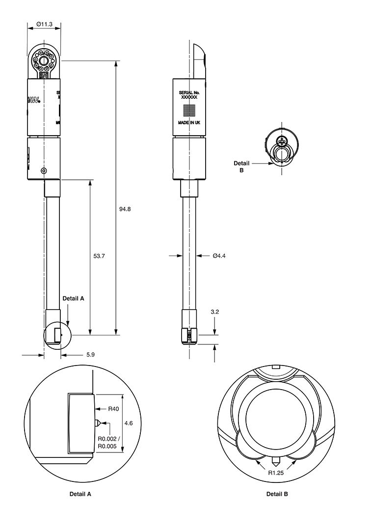 Technical drawing:  Technical drawing:  SFM-E1 dimension image