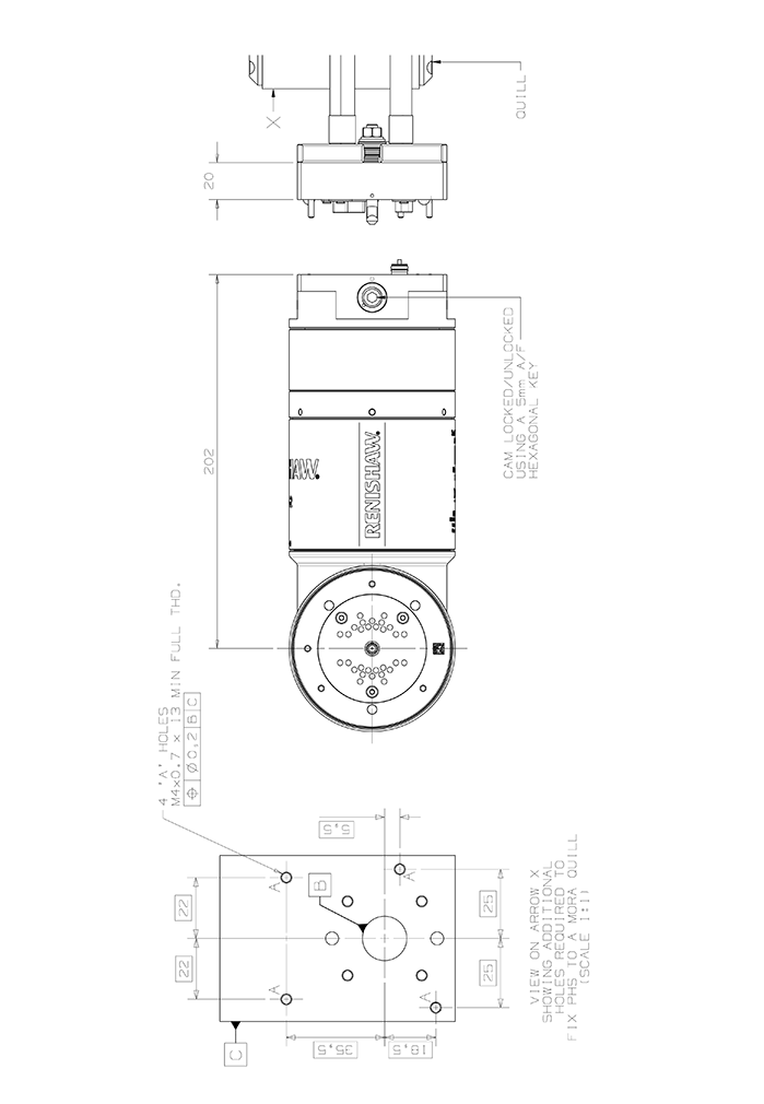 KM2 male kinematic installation