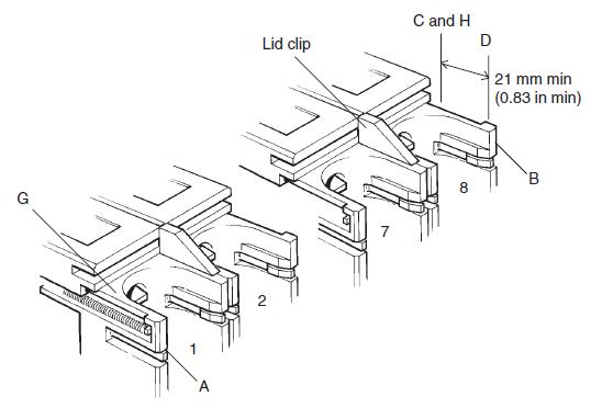 ACR1 autochange rack - docking station run out