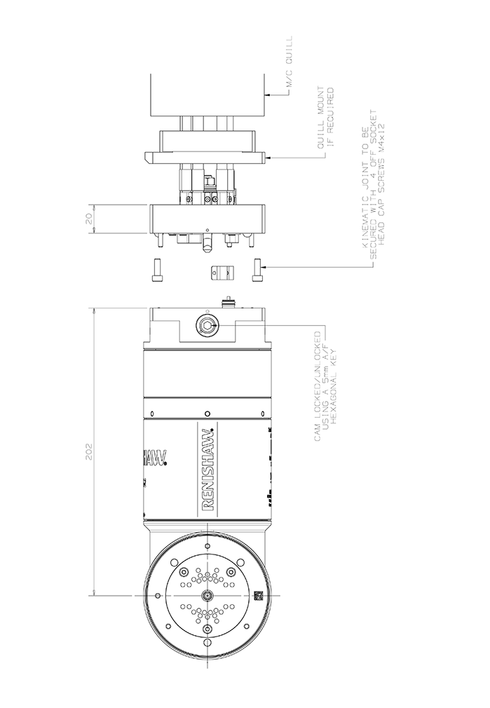 KM1 male kinematic installation