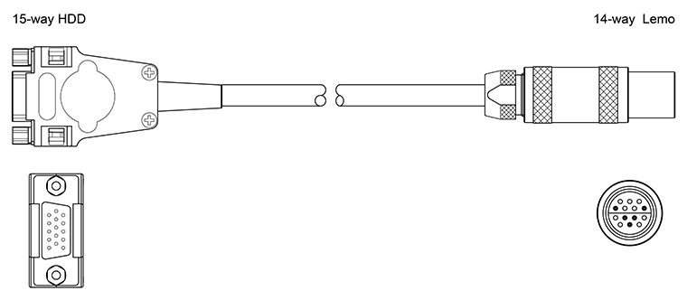 Technical drawing: Technical drawing: PL157 probe adaptor cable.jpg
