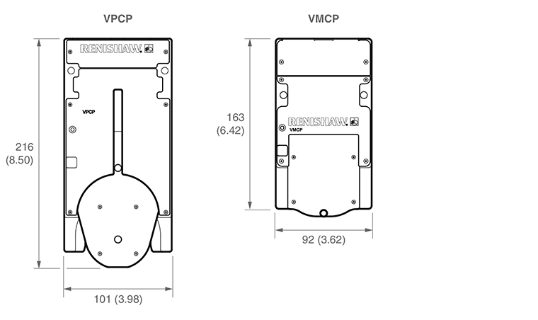 RVP rack ports - dimensions