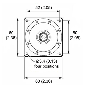 SP600Q quill mount dimensions