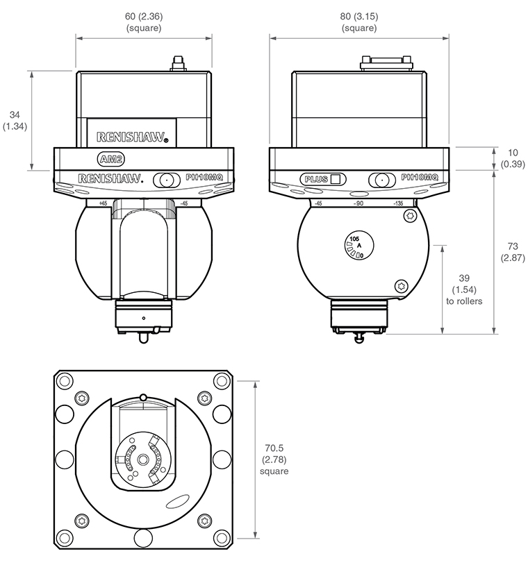 PH10MQ PLUS dimensions