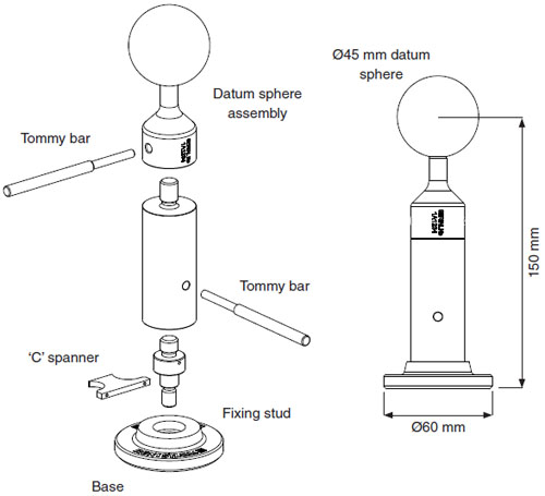 REVO datum ball assembly