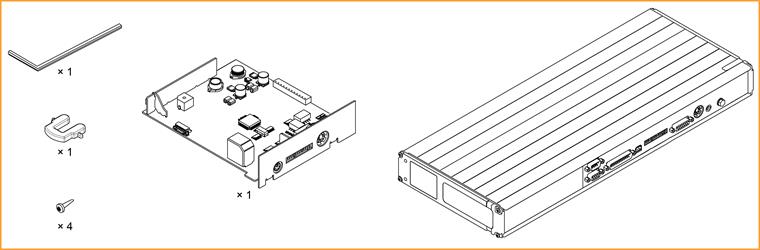 PI 200 card kit contents