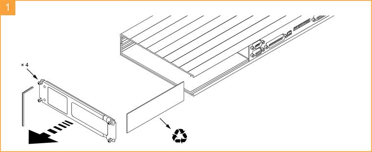 Removing PHC10-3 end panel