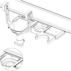 Positioning RSP3-6 next to SFP1 C-axis fork