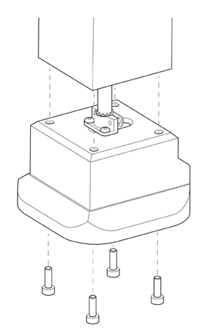 Fitting PH20 adaptor to quill