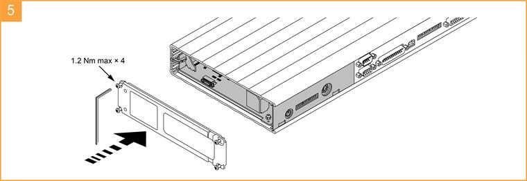 Replacing PHC10-3 end panel