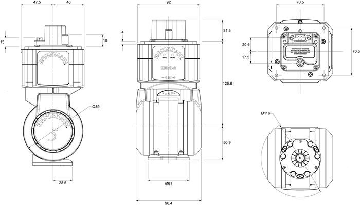 REVO-2 dimensions