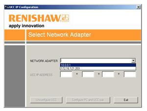 Setting the IP address of the UCC2 or UCC2-2