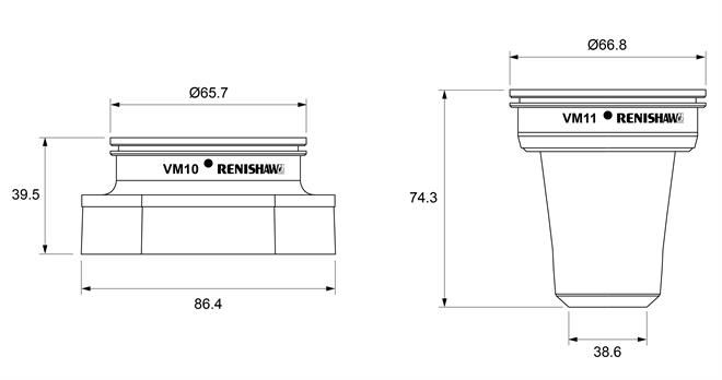 VM10 and VM11 dimensions