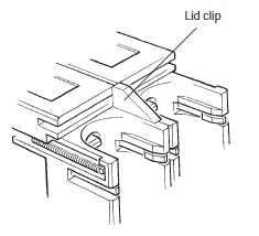 ACR1 autochange rack - lid clips