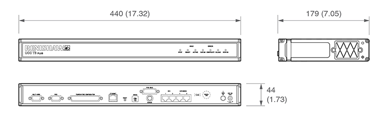 UCC T3 PLUS dimensions