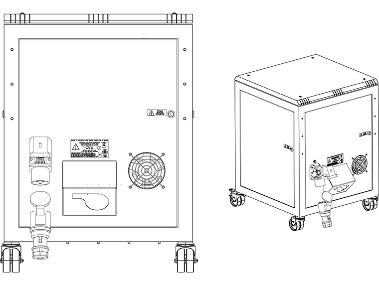 Retrofit cabinet - input connections - CEE