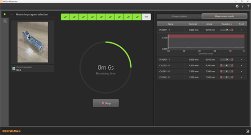 MODUS IM DMIS Operator - Program running