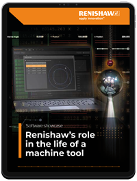 Documento para tablet sobre la participación de Renishaw en la vida útil de la Máquina-Herramienta
