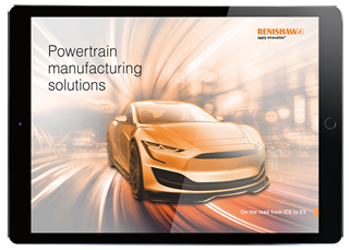 Automotive brochure cover on iPad
