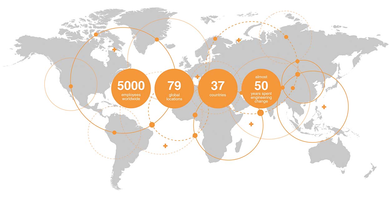 Global careers map