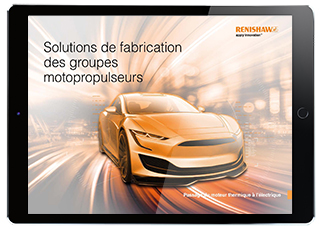 Couverture de brochure automobile sur un iPad