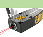 Laser-Wegmesssystem: Strahlsteueroptik