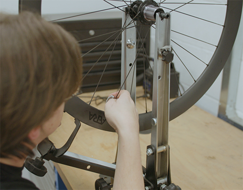Bike production at J Laverack