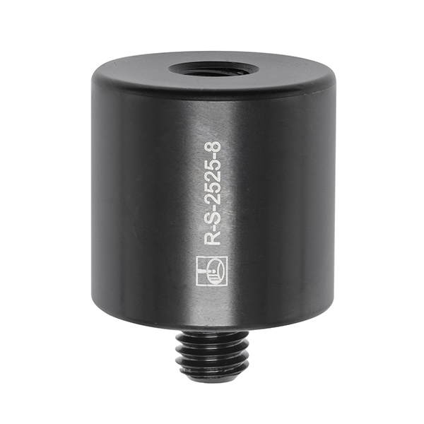 Product RS25258, Ø25.4 mm × 25.0 mm steel standoff with M8 thread