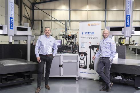 Richard Newhouse and Dean Tillett at Status Metrology