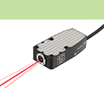 PMI detector head for laser encoder with laser beam pointing to the left