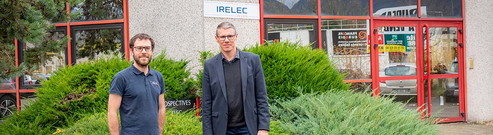 Aymeric Cunrath, IRELEC Technical Manager (left) and Raphaël Richaud (right)