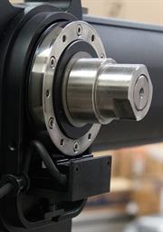 Renishaw's RGH40 optical readhead obtains position feedback from the RESR stainless-steel ring and is integrated into the VR camera jib system