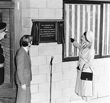 1980 Official opening of extended premises by HRH Princess Anne