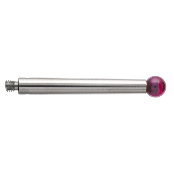 Rubinkugel Ø1mm Hartmetallschaft Länge 20 mm A-5004-2442 Tastereinsätze für taktile Messtaster,Gewinde M3 Rubinkugel Ø1mm Hartmetallschaft Länge 20 mm A-5004-2442 Tastereinsätze für taktile Messtaster,Gewinde M3