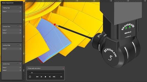 Blade measurement simulation MPS