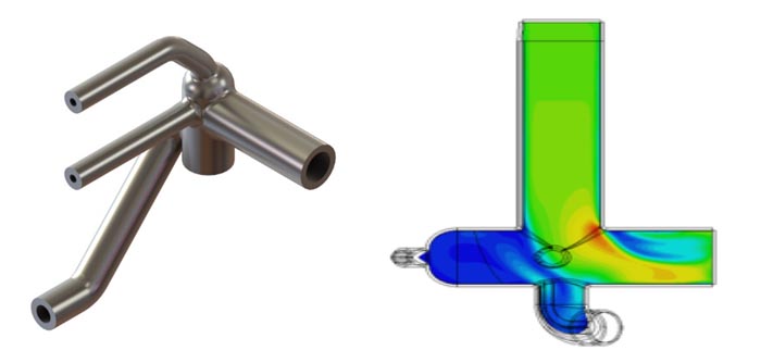 Manifold DfAM optimise flow diagram