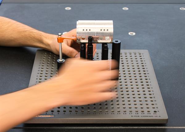 Fixture being assembled at speed
