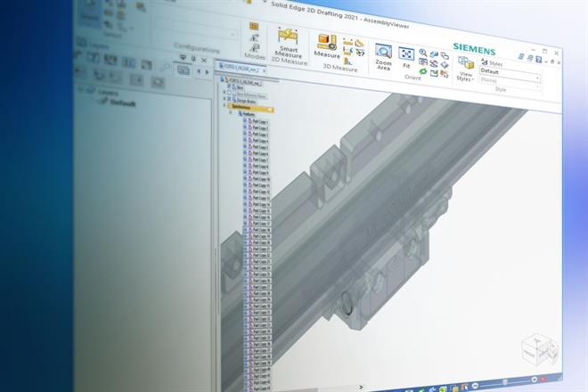CAD drawing of a FORTiS™ enclosed encoder