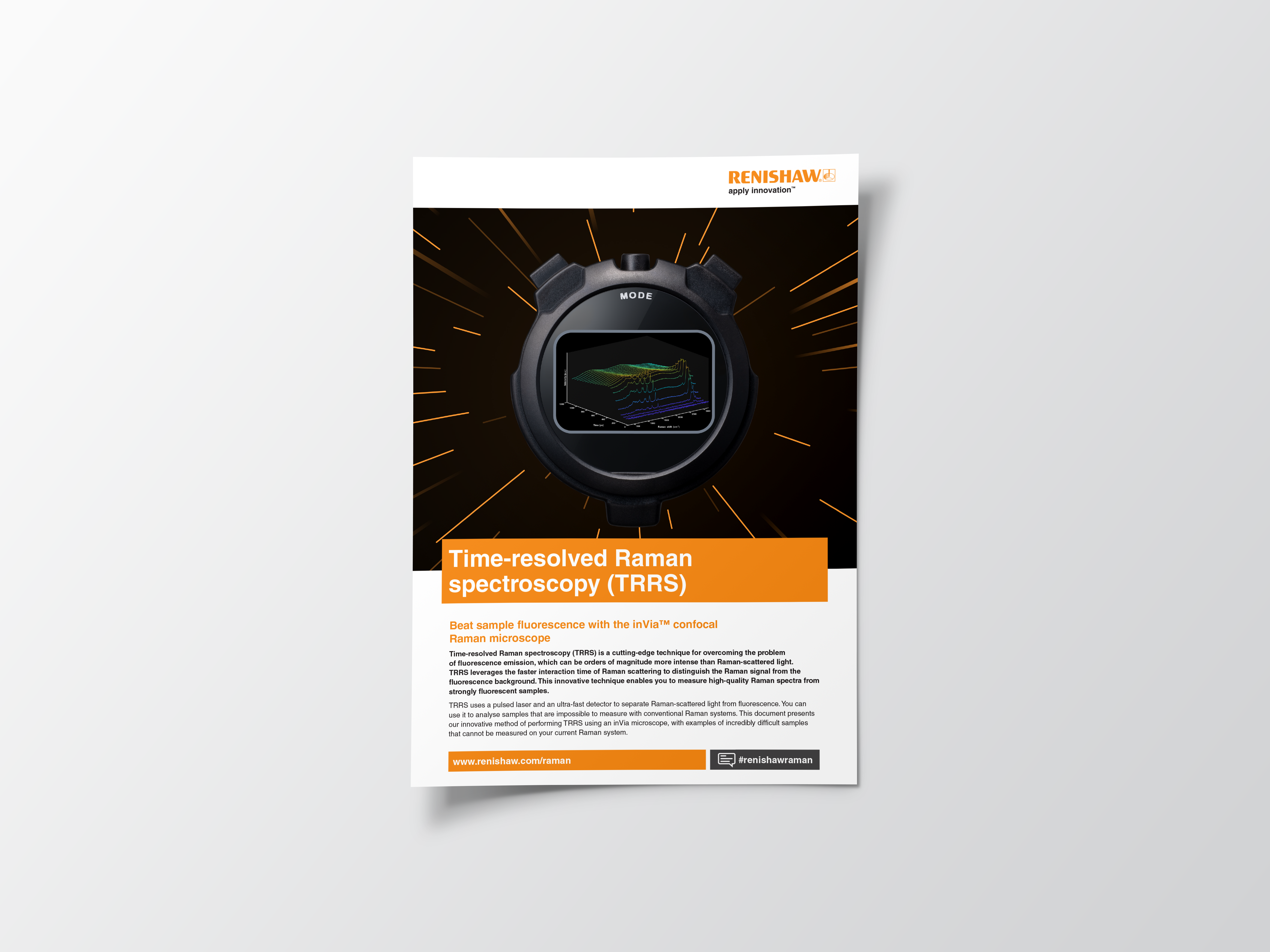 PN269: Time-resolved Raman spectroscopy front cover