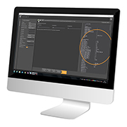Computer monitor displaying CARTO Compensate software