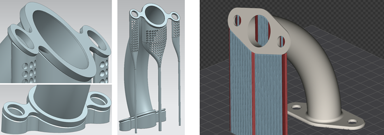 Design for metal AM - a beginner's guide - Primary and secondary supports